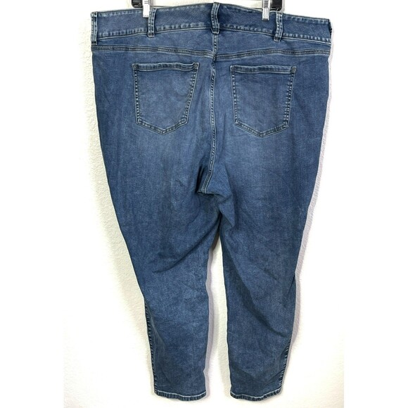 Torrid Premium Blue Denim Crop Cuffed Jegging Jeans Size 26R - Picture 4 of 16